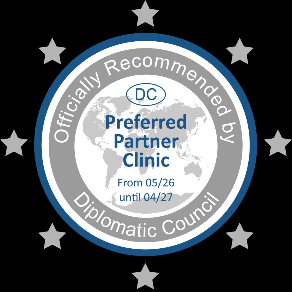 Diplomatic Council recognition badge used by Cellavia Dental